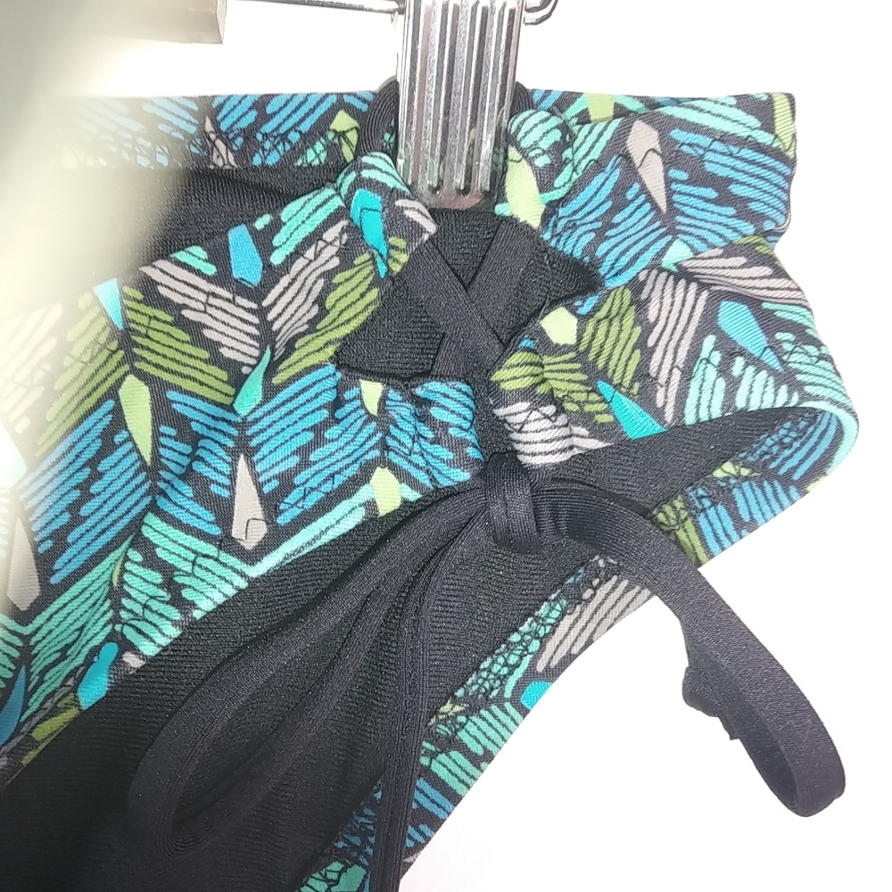 Mossimo S/M Turquoise Aqua Tankini Swim - Picture 2 of 11